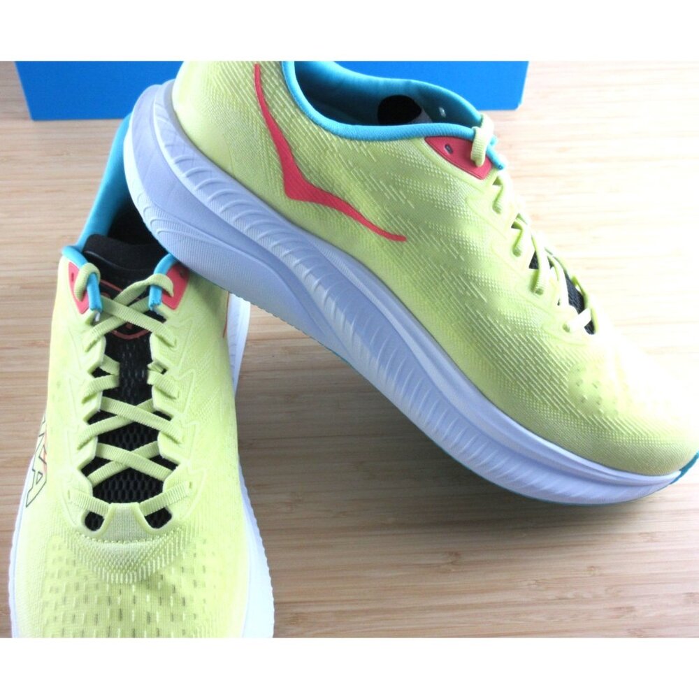 Hoka Men's Mach 6 Running Shoes Yuzu Cielo Blue Sizes NIB 1147790 YZC - Picture 5 of 9